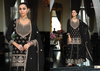Rangoli Black And White By Eba Chinon Readymade Suit Wholesale Price In Surat